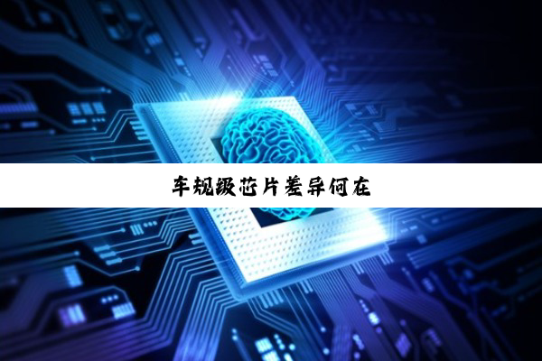 车规级芯片差异何在