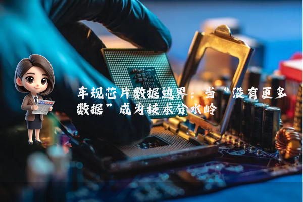 车规芯片数据边界：当“没有更多数据”成为技术分水岭