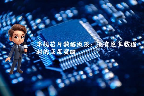 车规芯片数据极限：没有更多数据时的底层突破