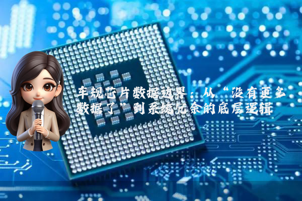 车规芯片数据边界：从“没有更多数据了”到系统冗余的底层逻辑