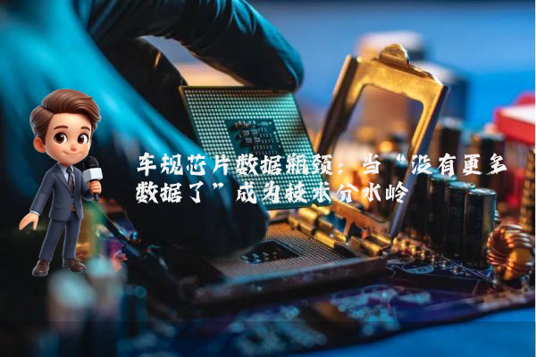 车规芯片数据瓶颈：当“没有更多数据了”成为技术分水岭