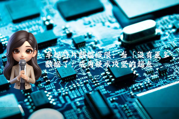 车规芯片数据极限：当「没有更多数据了」成为技术攻坚的起点
