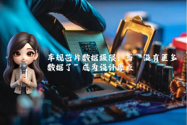 车规芯片数据极限：当“没有更多数据了”成为设计原点